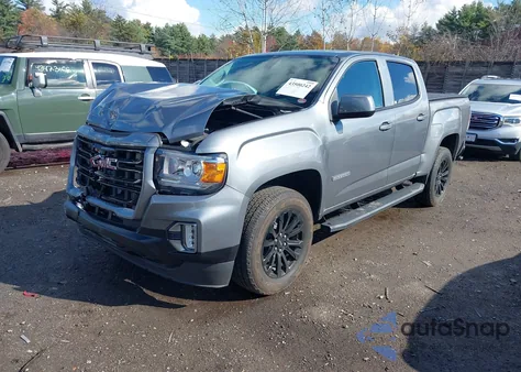 2022 GMC Canyon 2Wd Short Box Elevation from USA, damaged, VIN 1GTG5CEN6N1312184